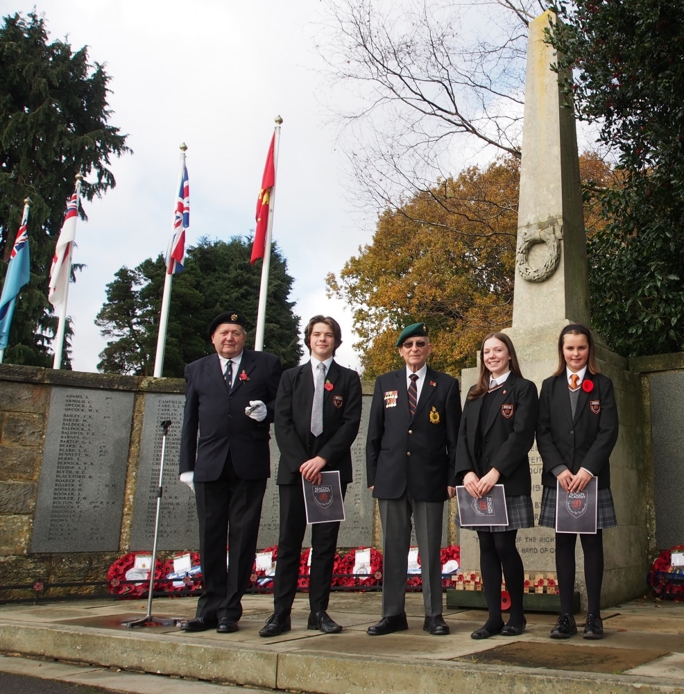 Local students mark Armistice Day